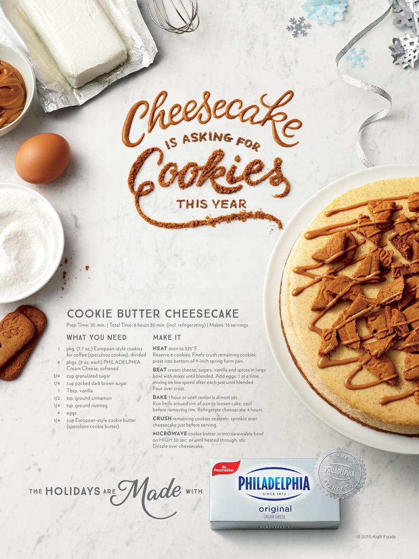 Advertising: Philadelphia Cream Cheese, Cookies