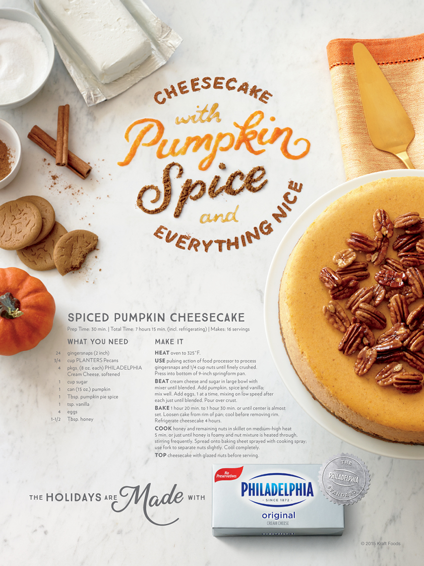 Advertising: Philadelphia Cream Cheese, Pumpkin Spice