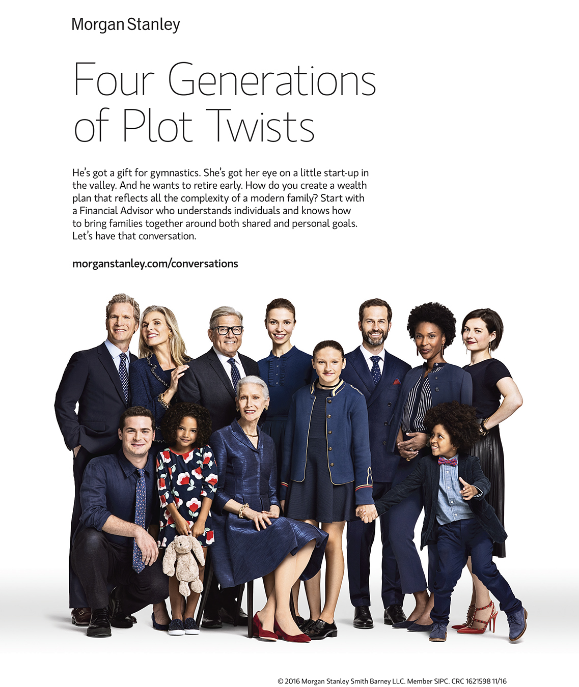 Advertising: Morgan Stanley, Family Portrait