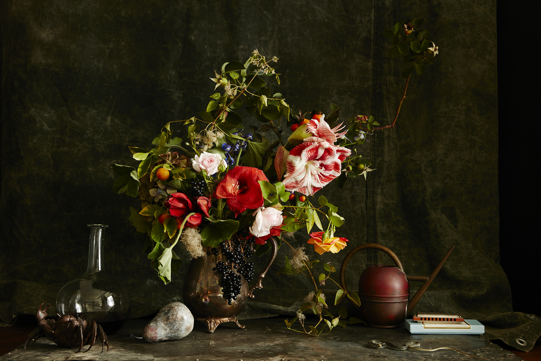 New Work: Painterly Flowers