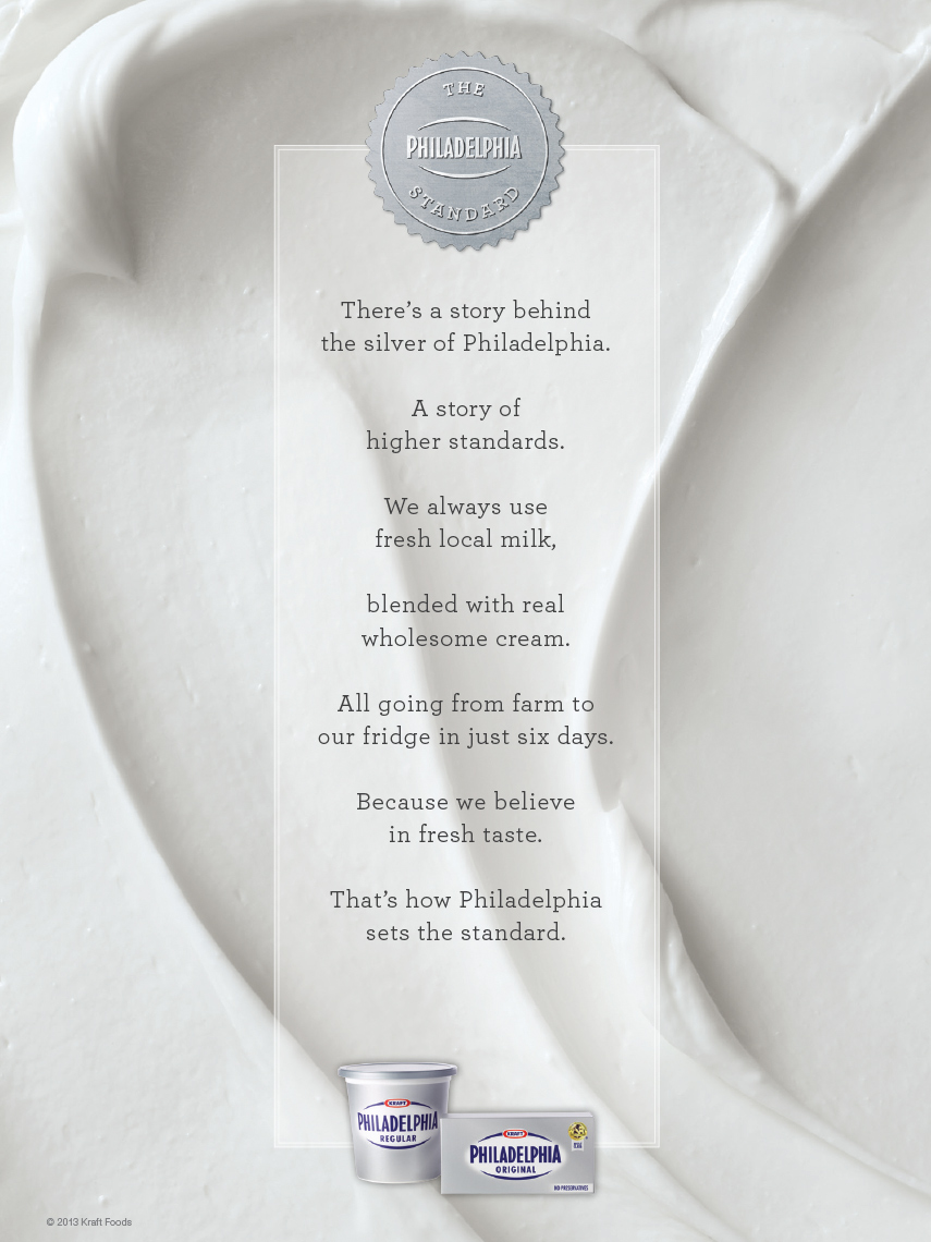 Advertising: Philly Cream Cheese